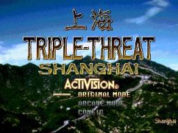 Shanghai: Triple Threat Title Screen